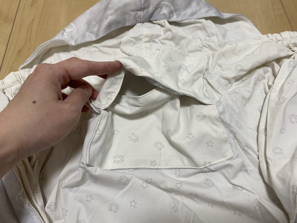 夏　ブランケット　保冷剤ポケット