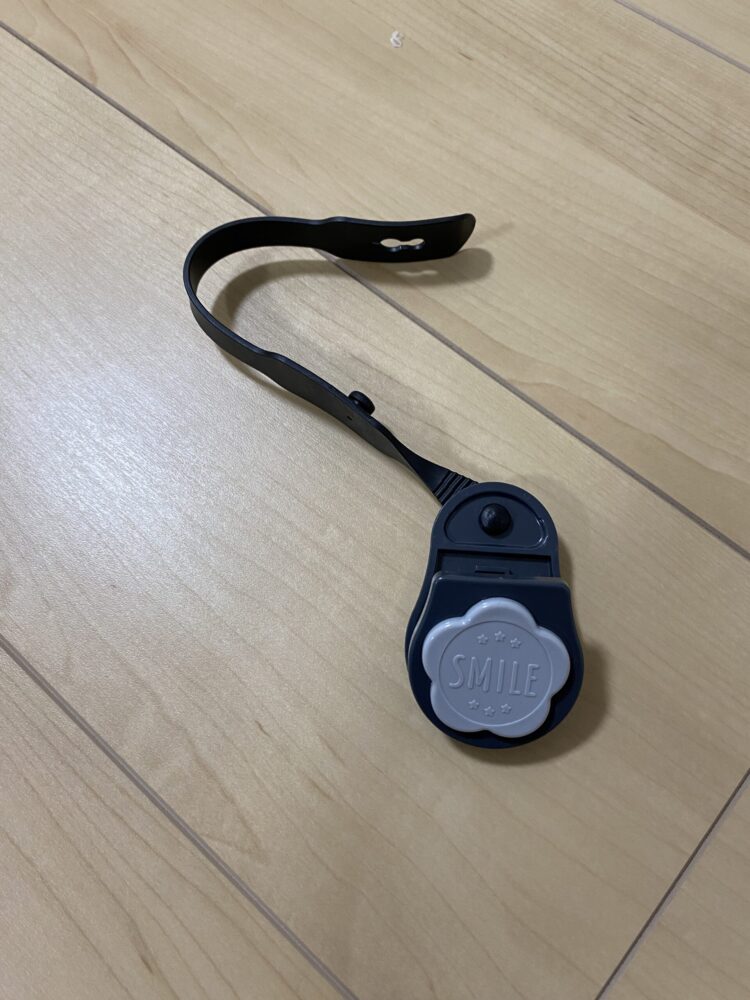 ブランケットクリップ　ロック状態