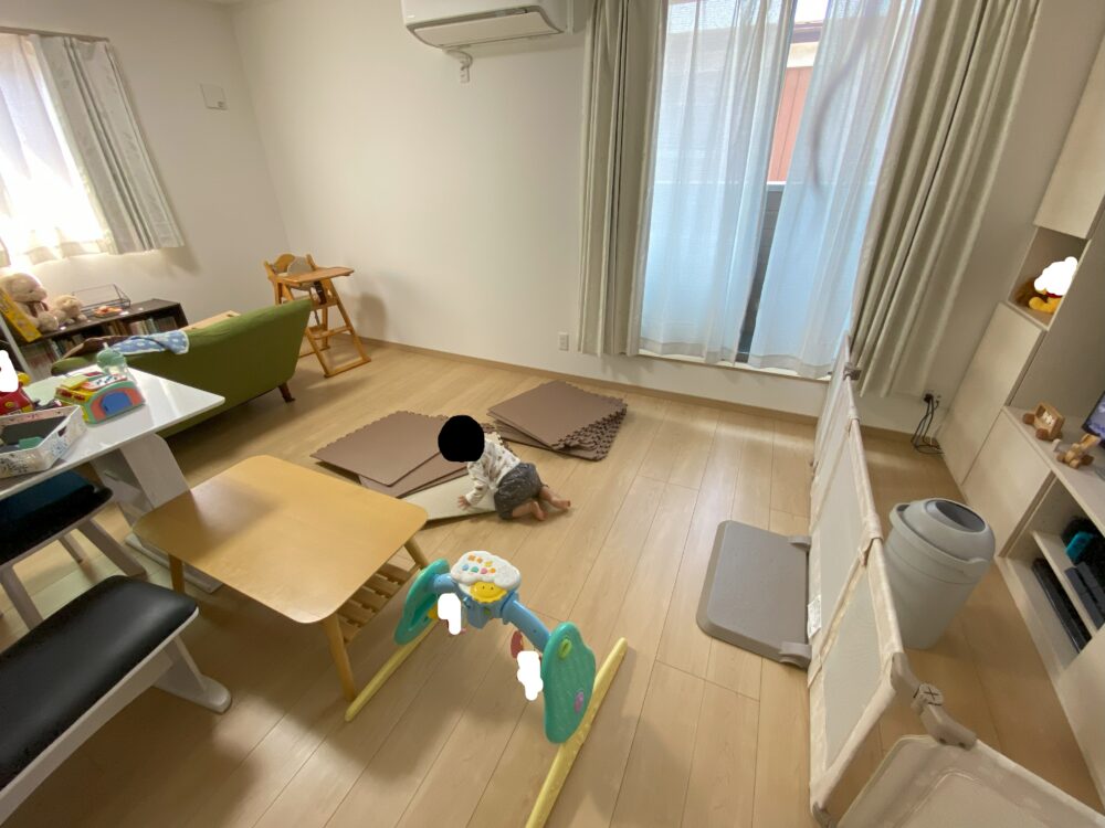 ジョイントマット敷く前