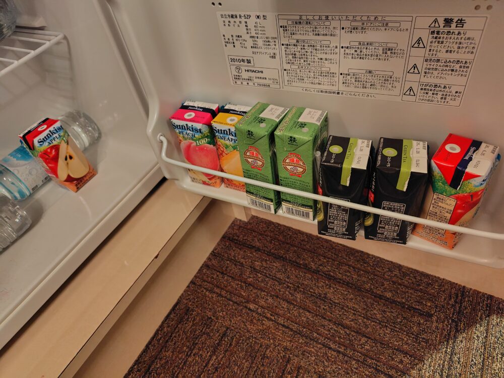 出産後部屋冷蔵庫