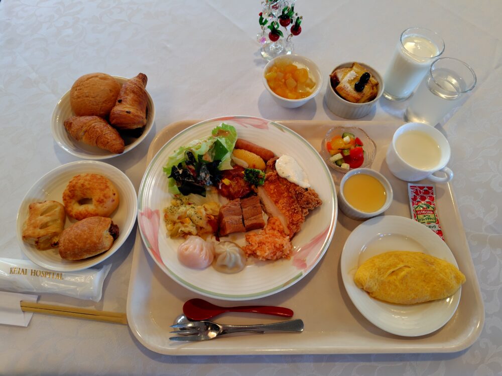 産後2日目朝食