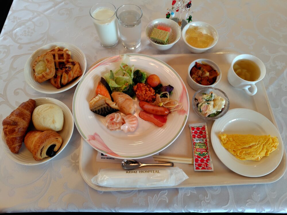 産後3日目朝食