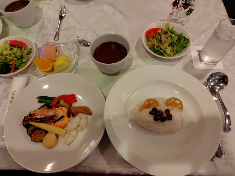 産後3日目夕食