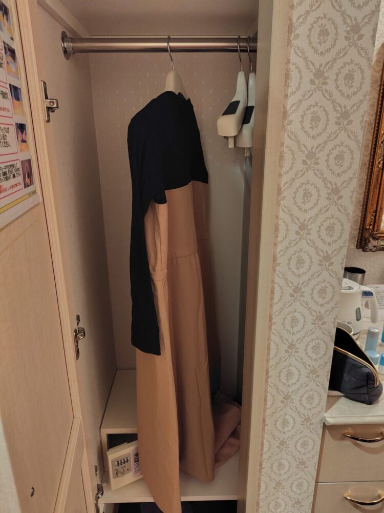 産後部屋クローゼット