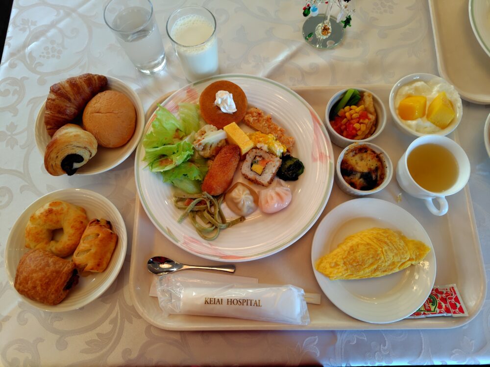 産後4日目朝食