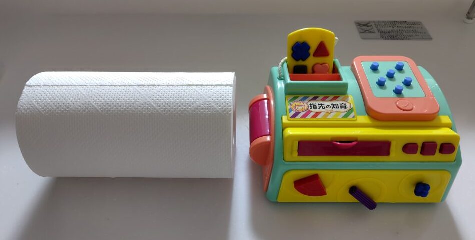 キッチンペーパーと並べた写真