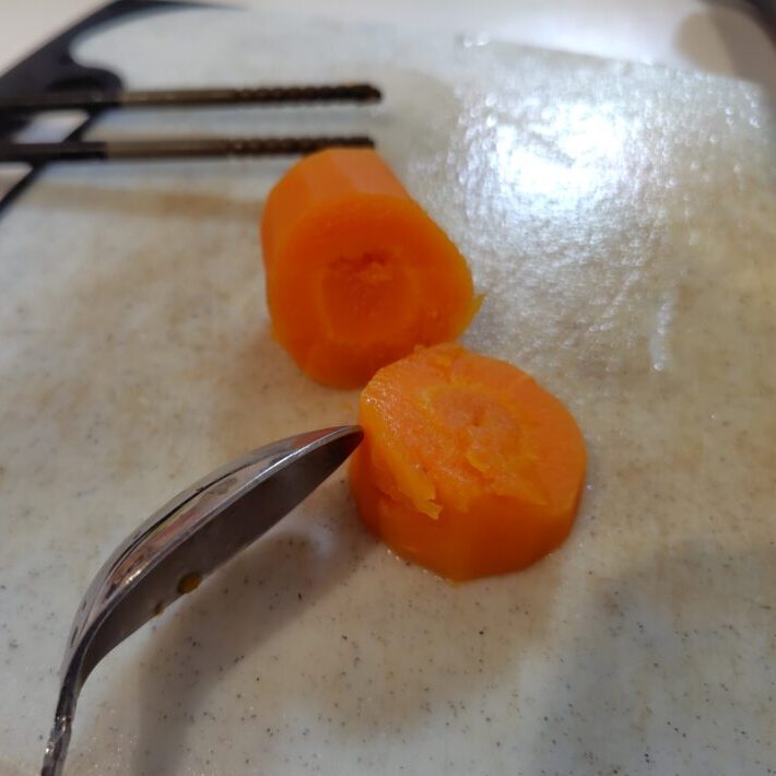 加熱後の野菜