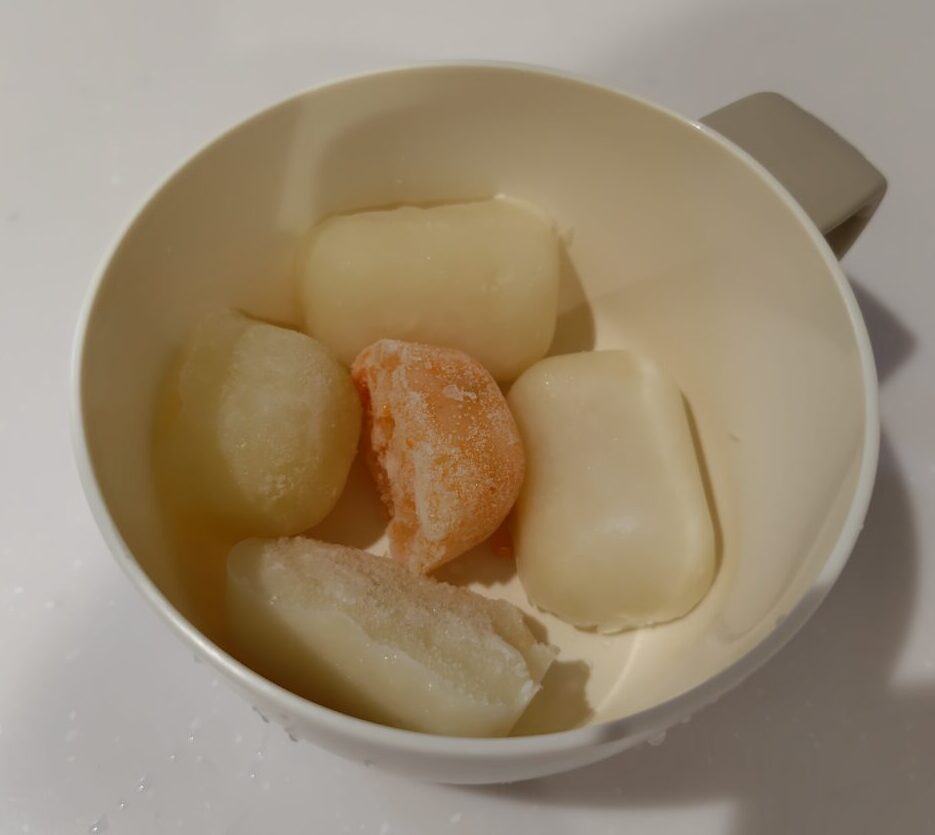 冷凍キューブ（加熱前）