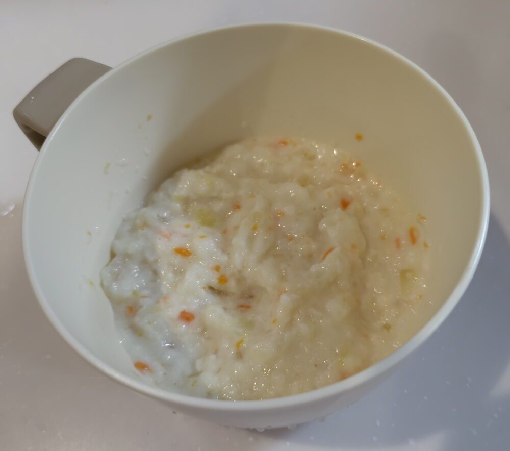 解凍後の完成食