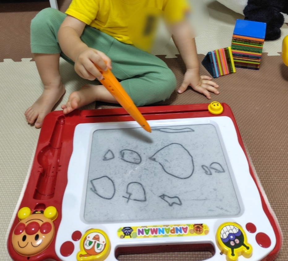 長男が実際に描いた丸