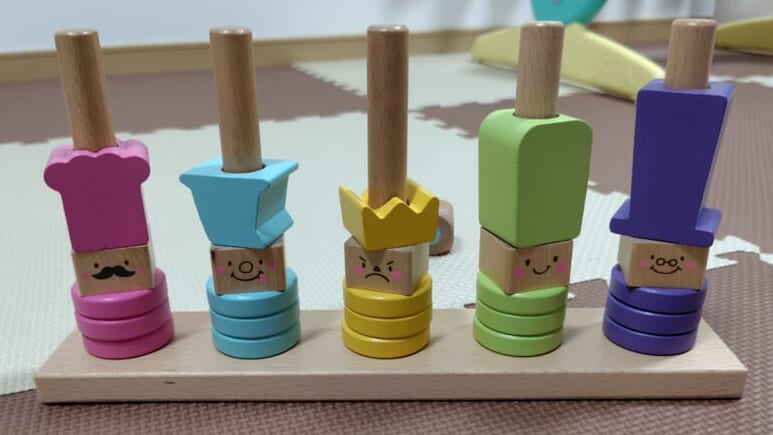 各色3個ずつに減らして使っていた当時のRING10