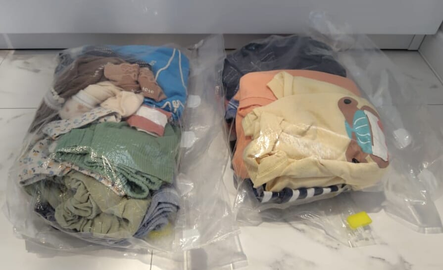 長男と次男の衣類