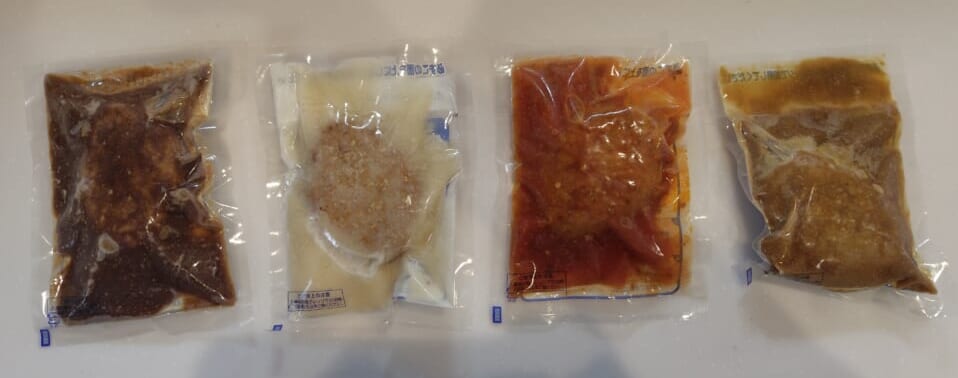 ハンバーグ4種
